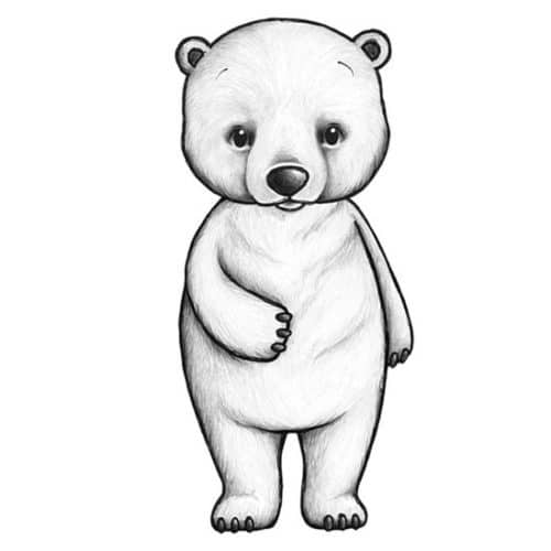 Wall Stickers Australia - Removable Polar Bear Sticker