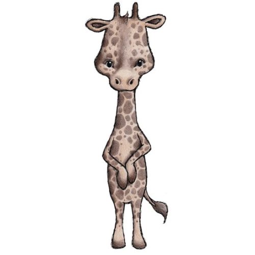 Savannah Animal Sticker for Nursery Decor - Giraffe Wall Sticker