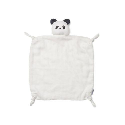 Cream Panda Security Blanket for babies